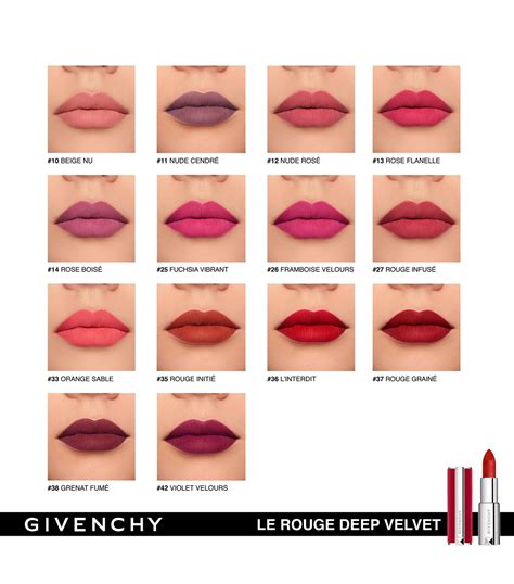 givenchy le rouge lipstick fearless|le rouge deep velvet lipstick.